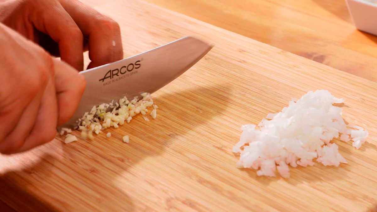 Hamburguesa de salmón   Paso 1