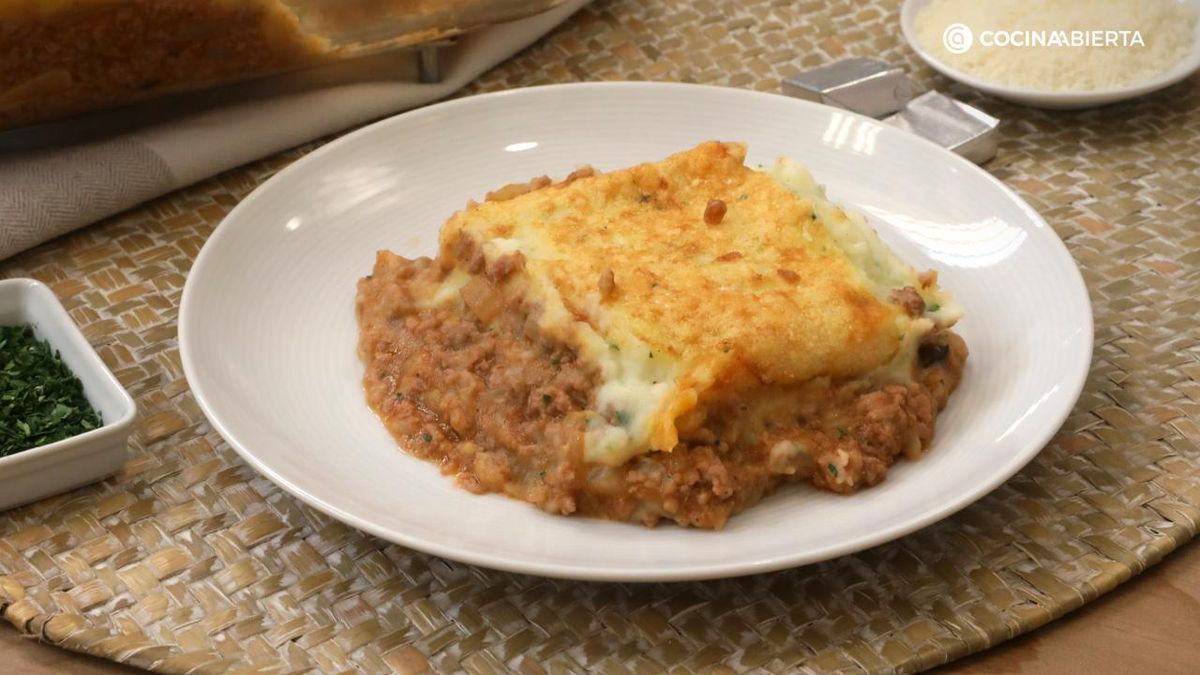 Pastel de carne tradicional