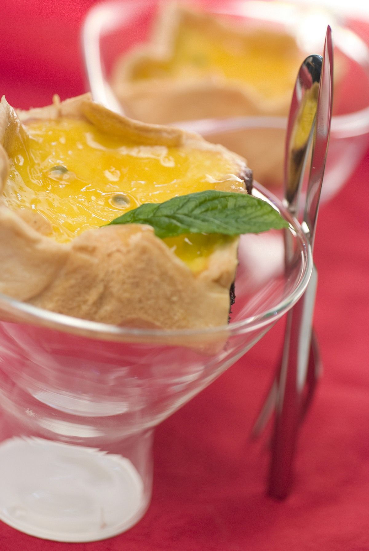 tarta de limón y maracuyá