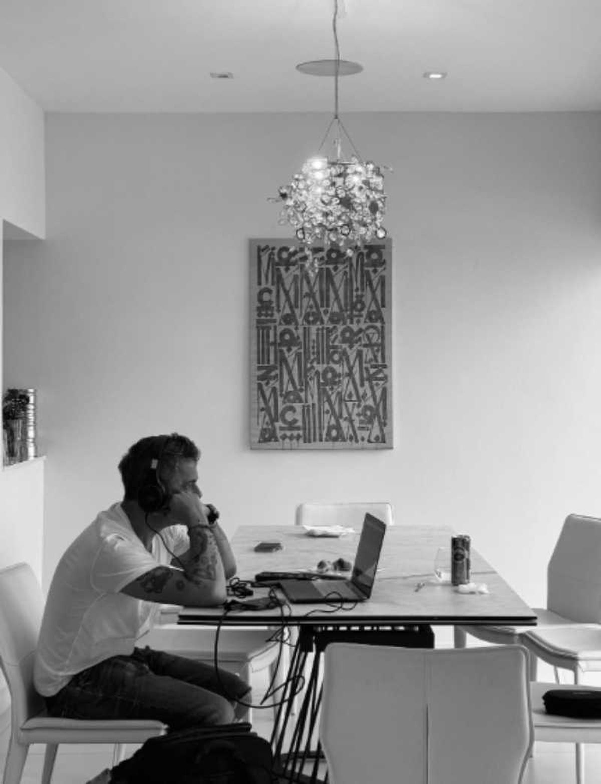 Alejandro Sanz y la decoración minimalista de su hogar.