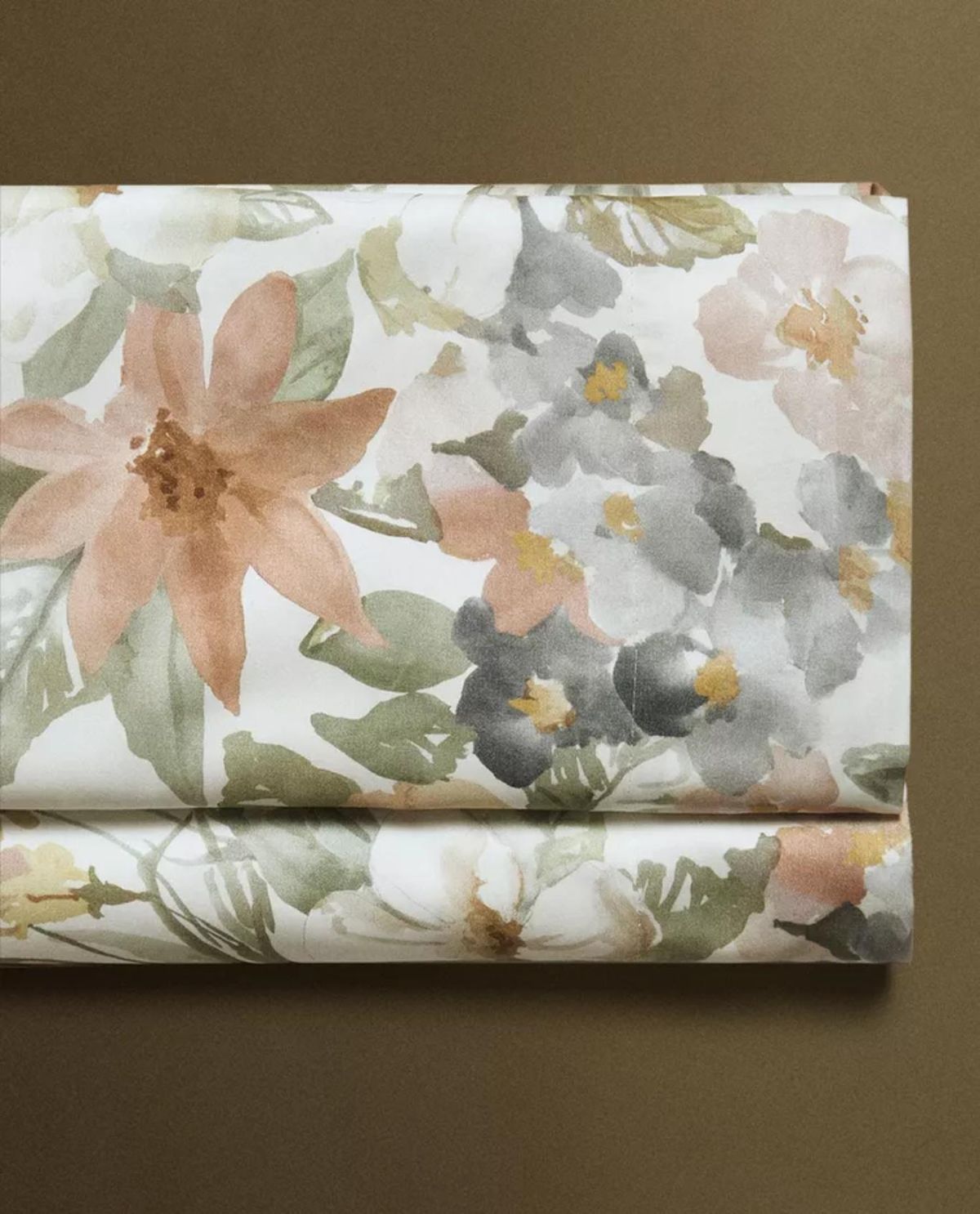 Sábana floral de satén, referencia: 9147/089.