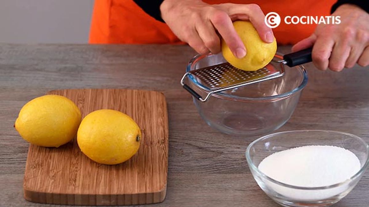 Receta de granizado de limón   paso 1