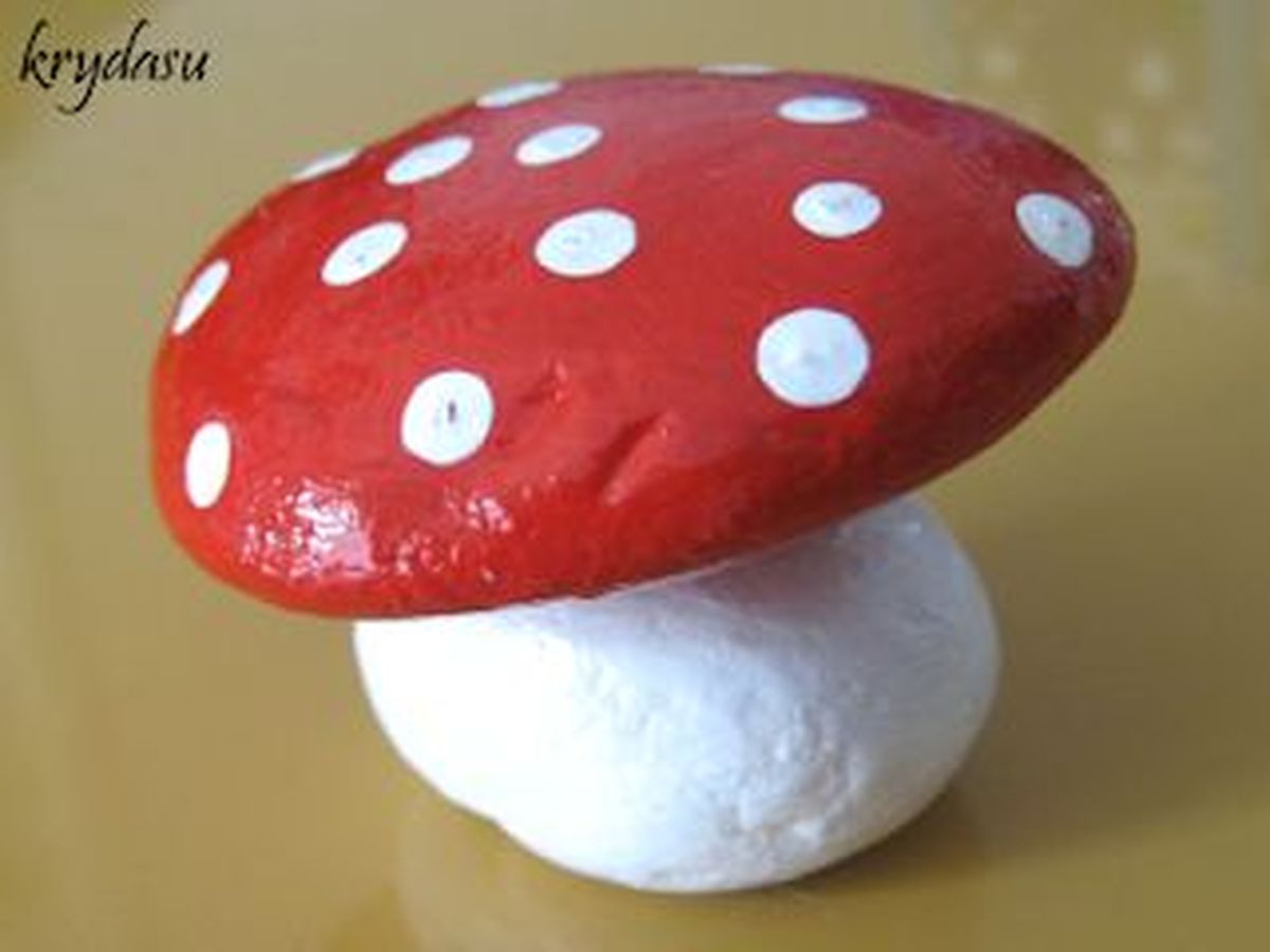 piedras pintadas jardin seta pinterest krydasu