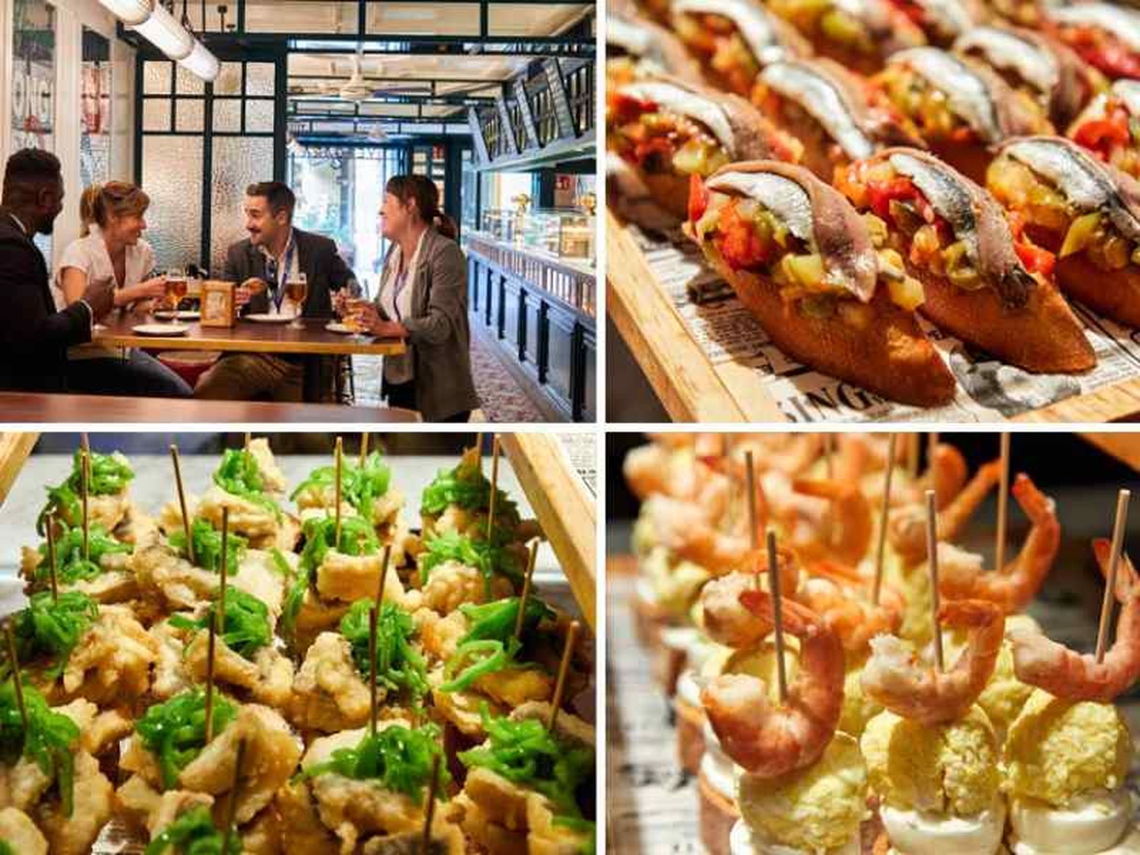 La Parte Vieja es la zona por antonomasia para ir de pintxos La Parte Vieja es la zona por antonomasia para ir de pintxos