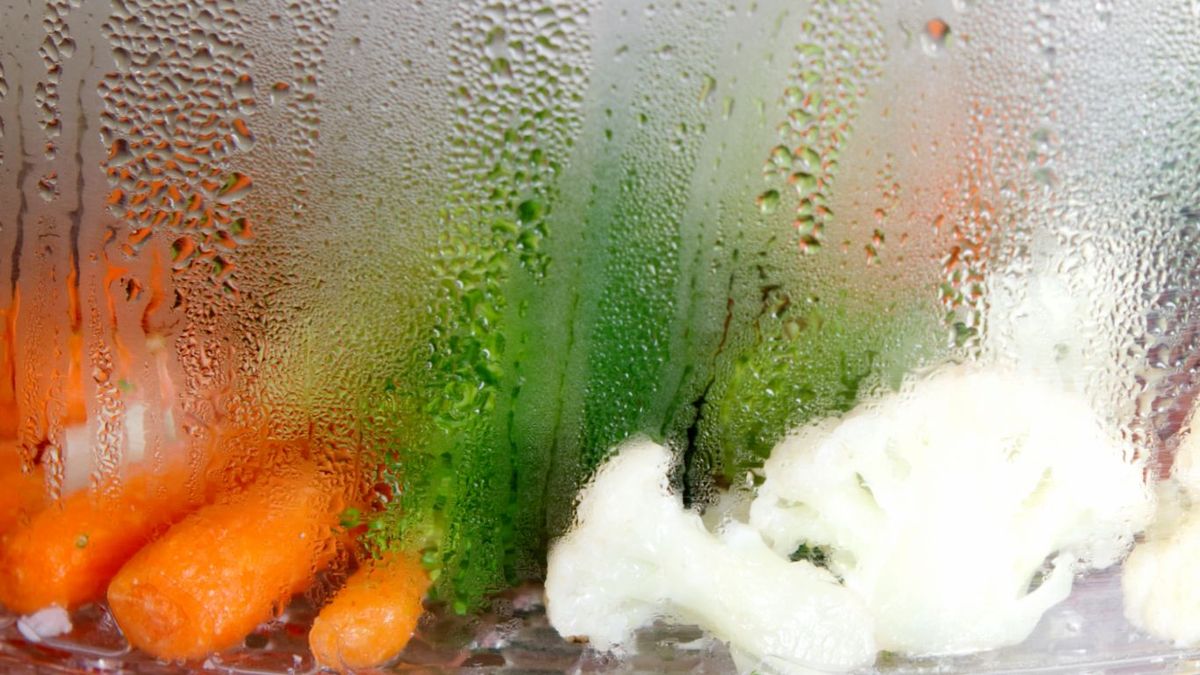 Cocinar verduras al vapor