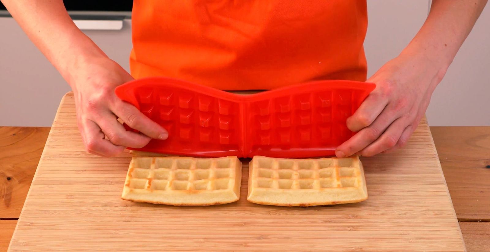 Gofres caseros con moldes de silicona Gofres caseros con moldes de silicona