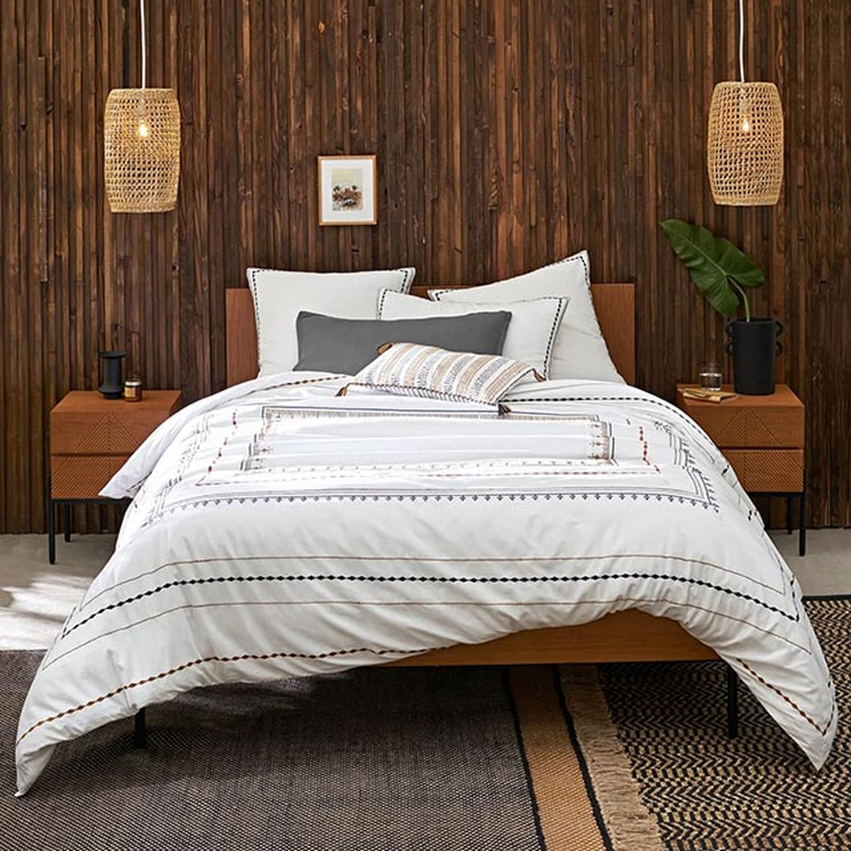 Lámparas de fibras naturales que triunfan en los espacios interiores y exteriores 5