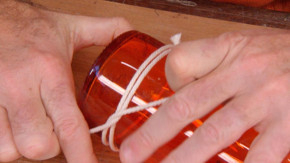 Botellas luminosas paso 7