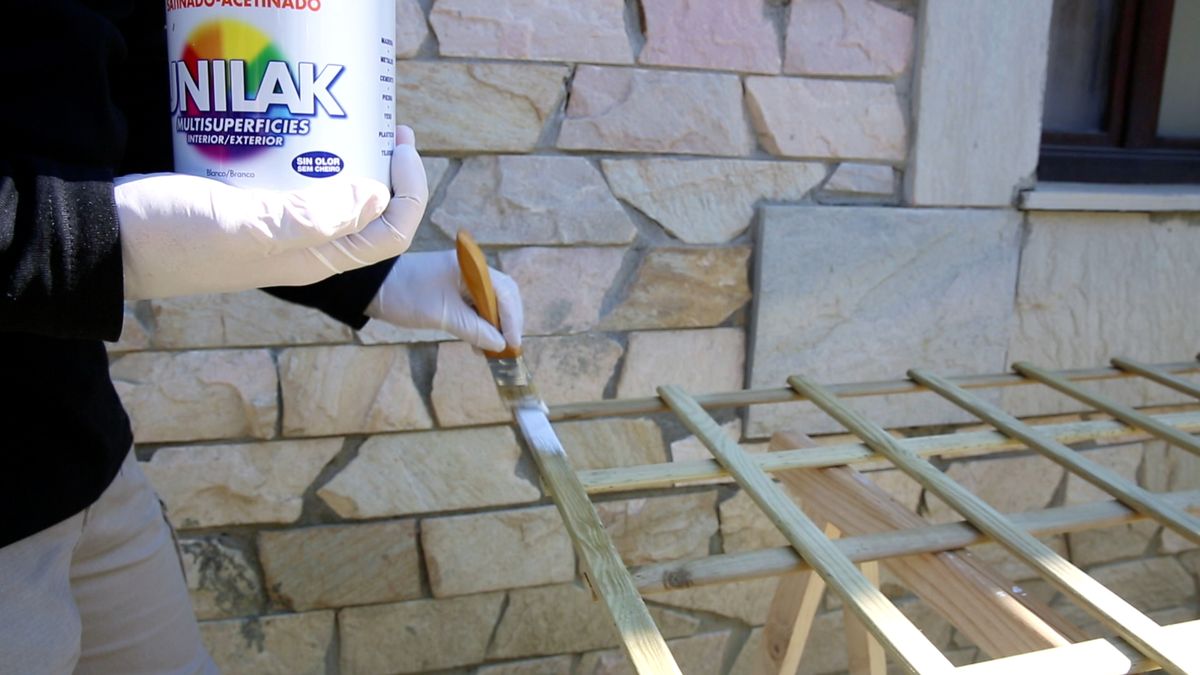 Hacer cabecero con una celosía paso 4