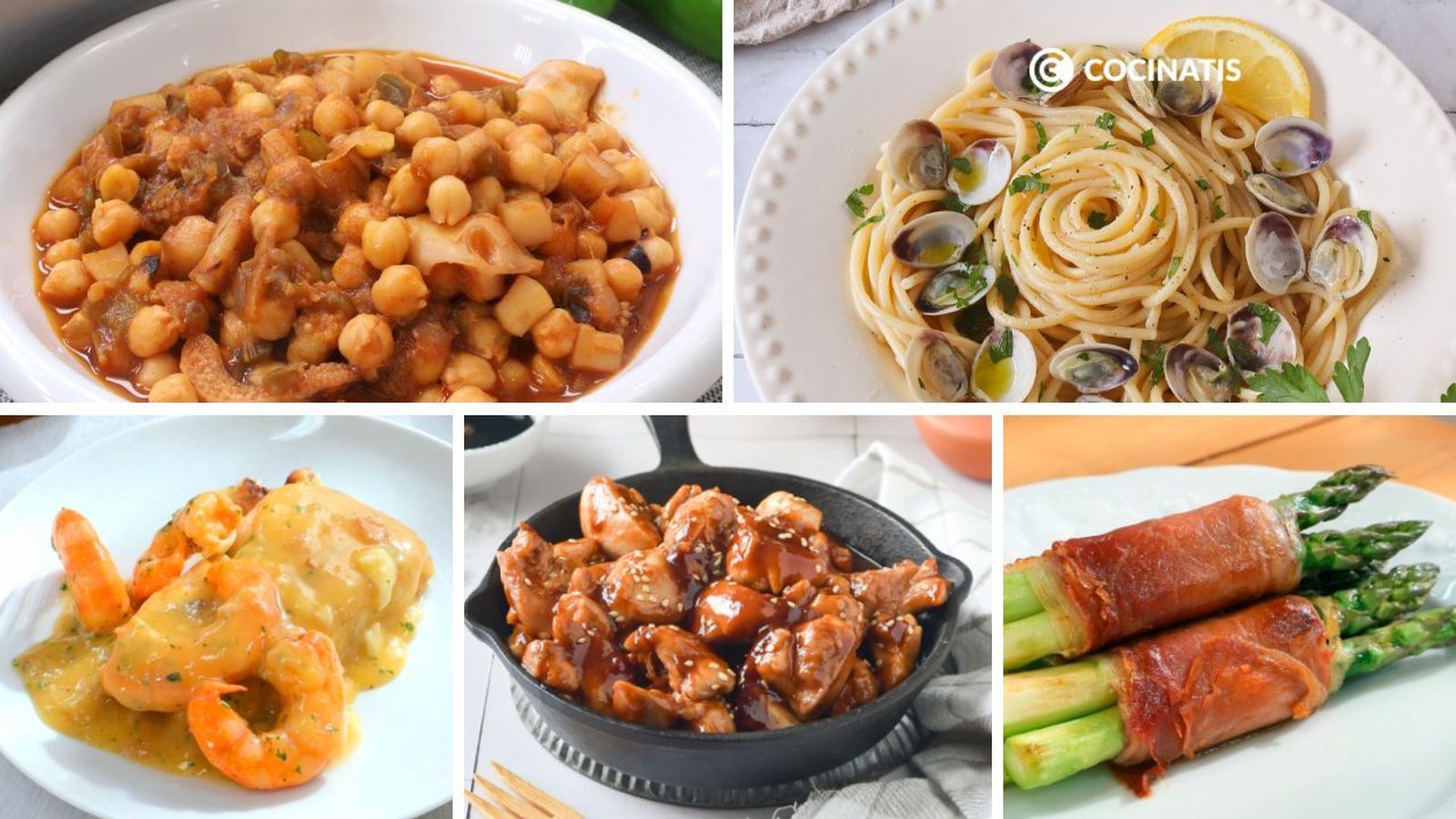 Recetas para menú semanal Recetas para menú semanal