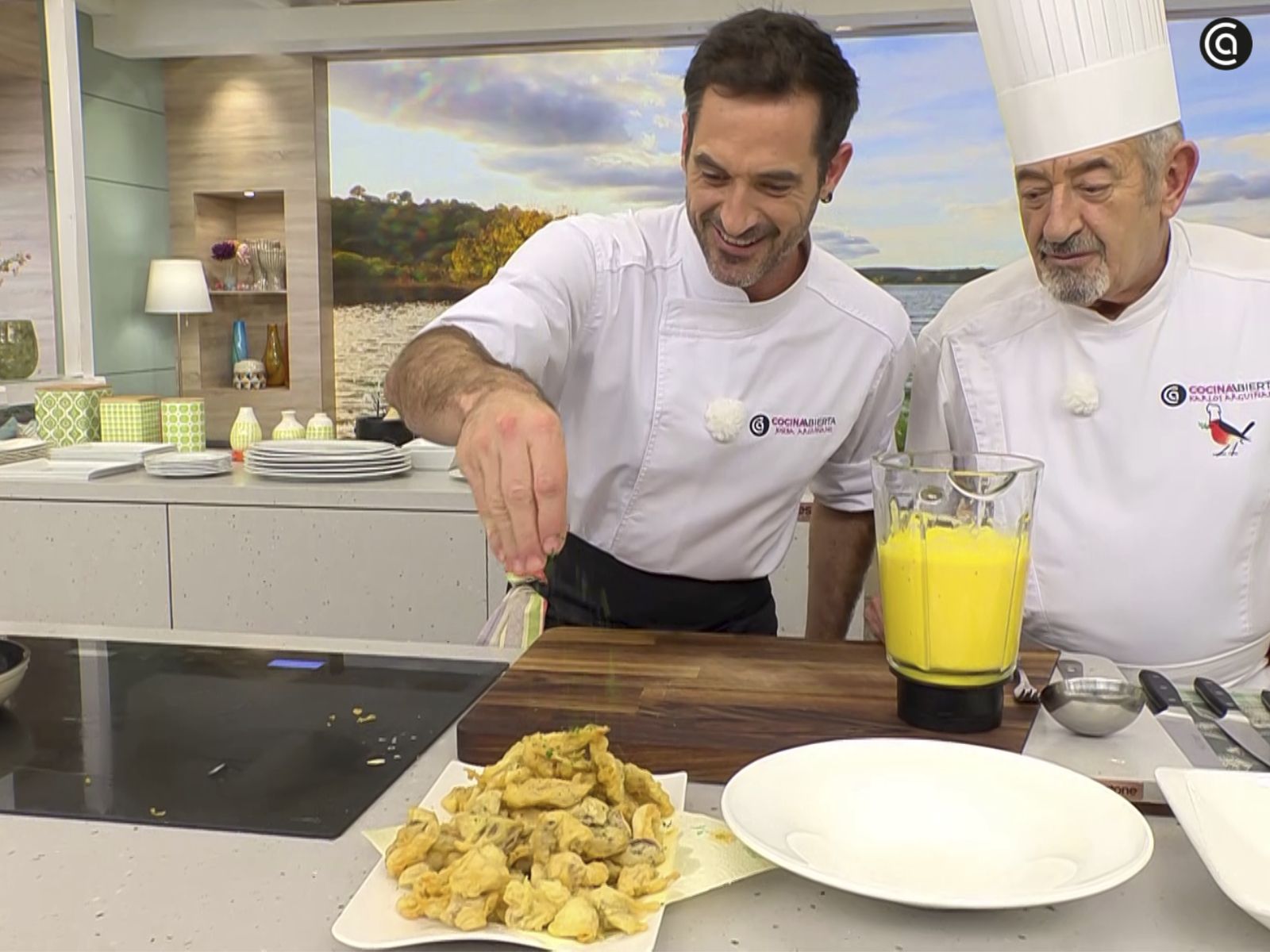 Receta de setas en tempura por Joseba Arguiñano
