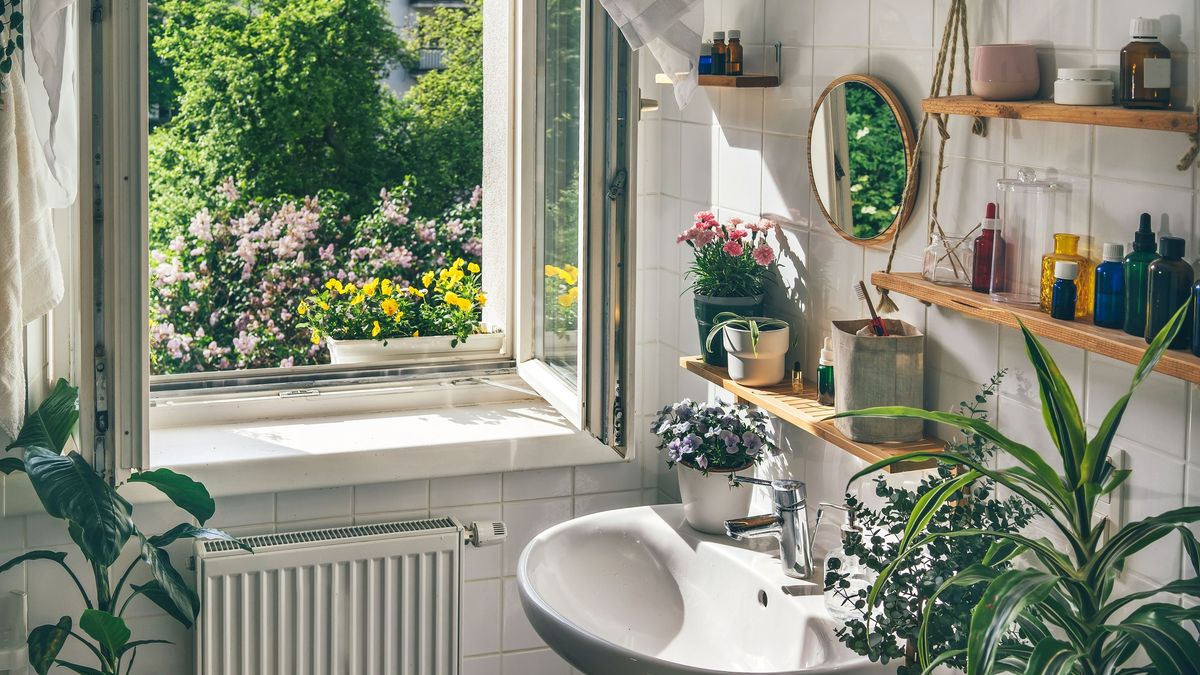 Mantén las superficies del baño despejadas