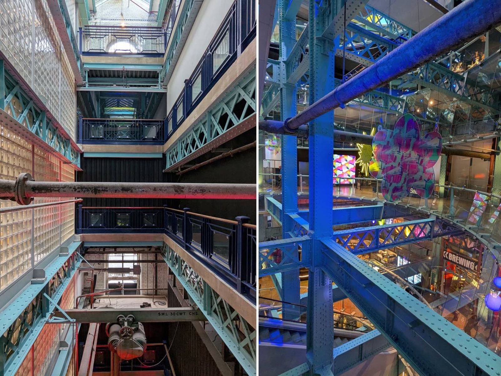 La Guinness Storehouse cuenta con siete plantas