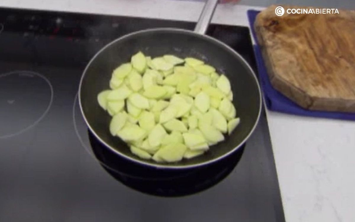 Tortitas de manzana - paso 2