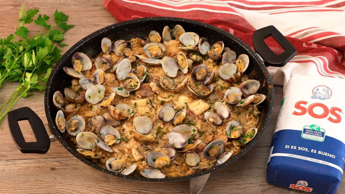 Receta de arroz con almejas   paso 7