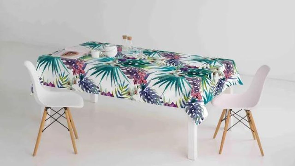 mantel floreado