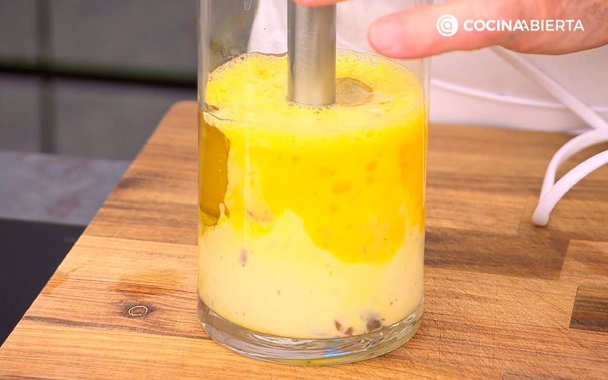 Vuelve a triturar los ingredientes