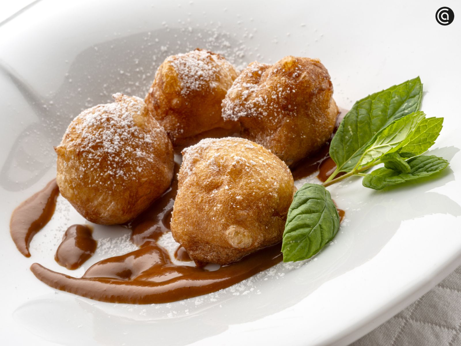 Buñuelos de viento con toffee