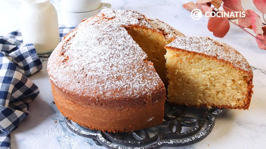 receta bizcocho de nata