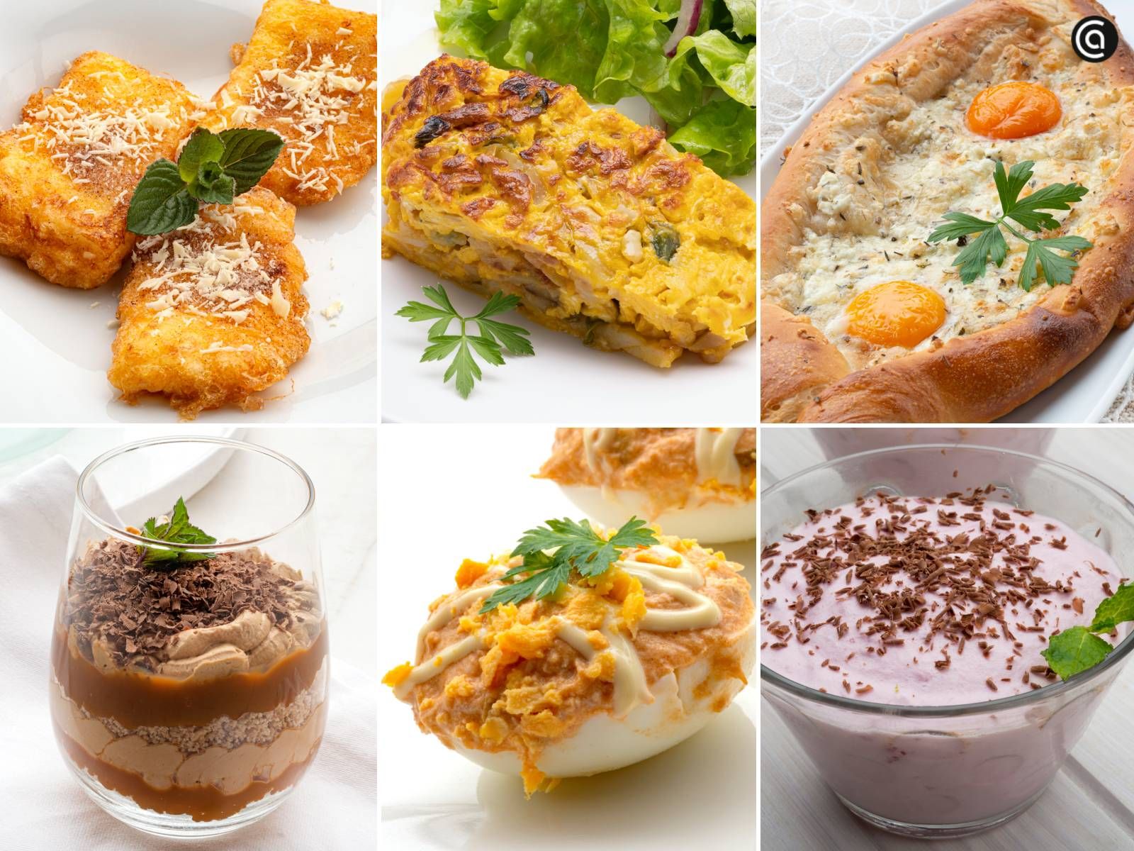 Recetas con huevos y lácteos