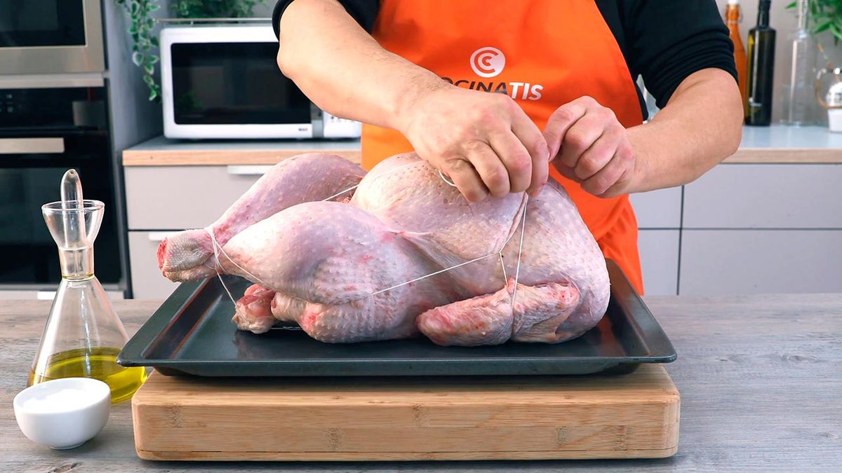 Receta de pavo relleno al horno  paso 4