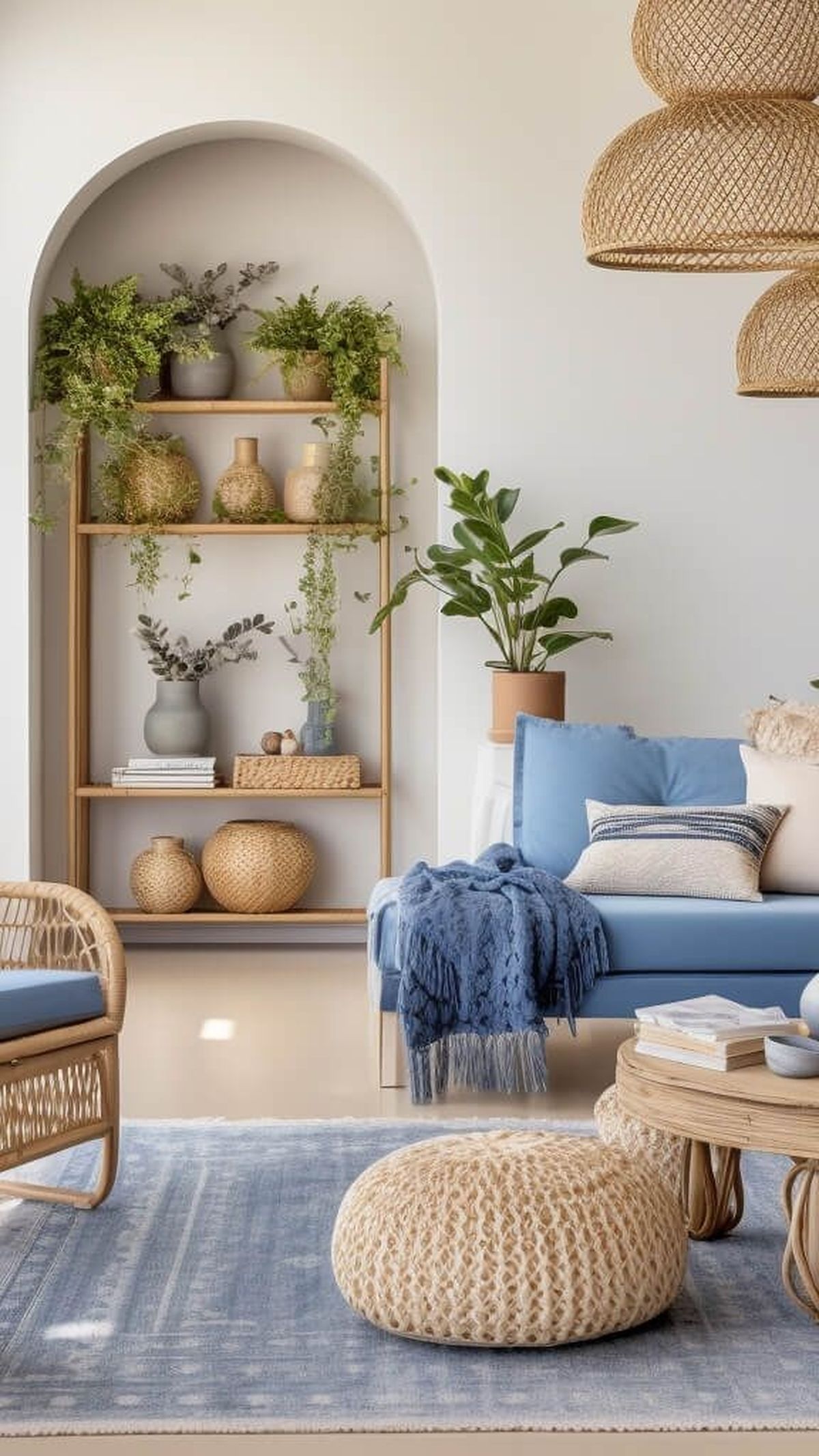 El ratán es un gran aliado en la decoración veraniega