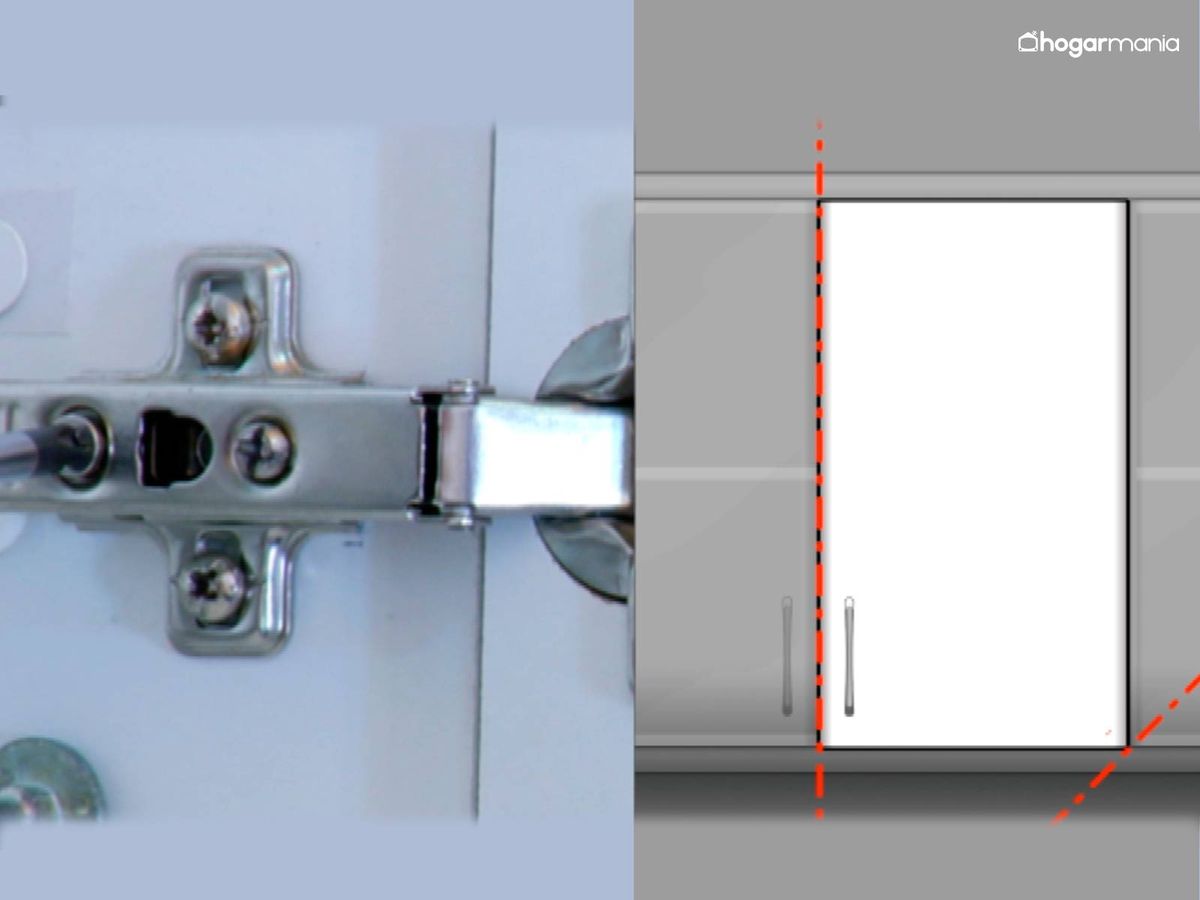 Si la puerta está hundida, aprieta hacia la izquierda