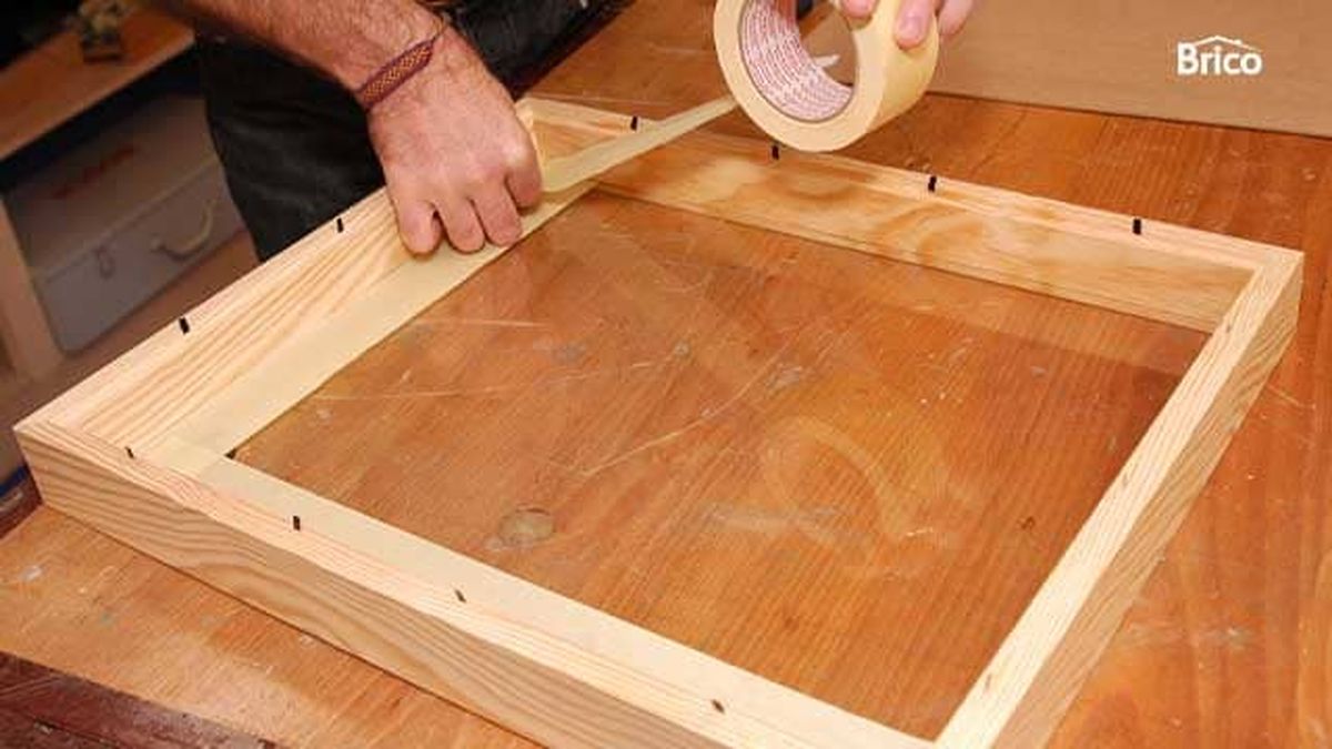 arbol de navidad en la pared paso1