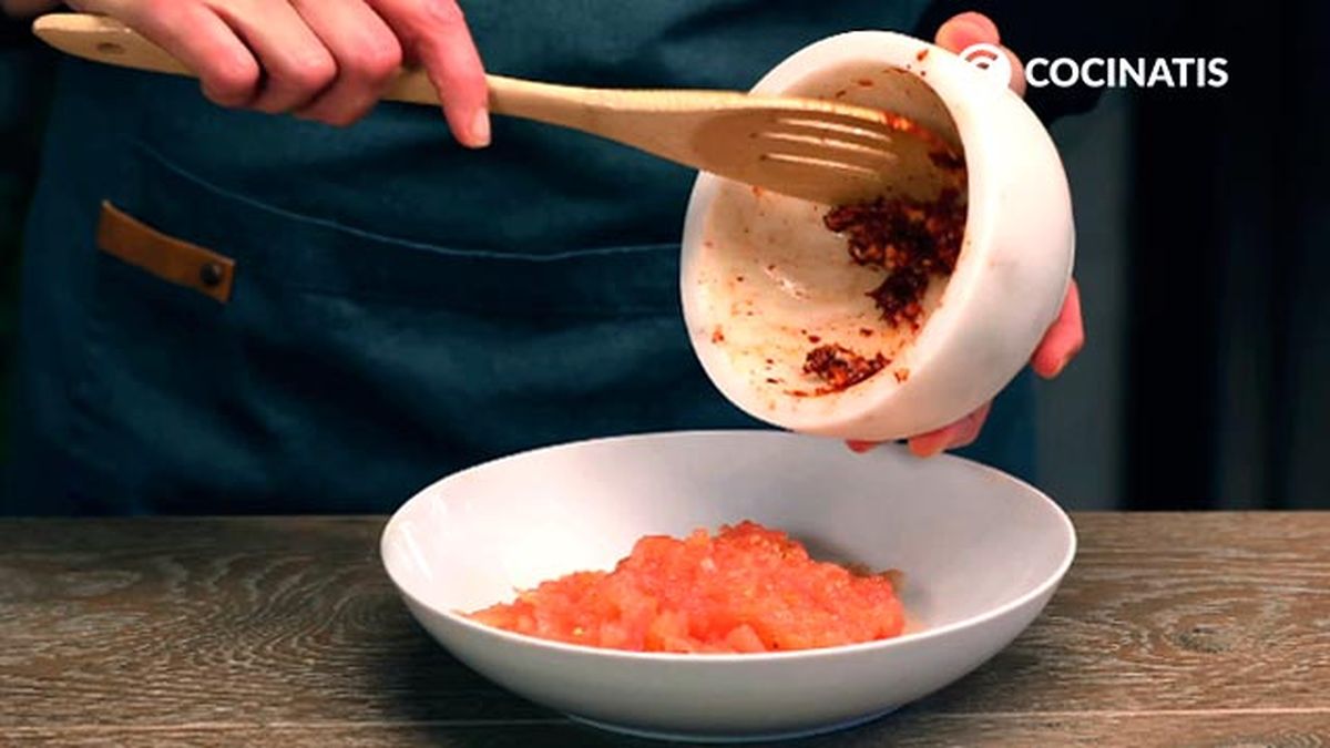 Receta de arroz con sepia o jibia y gambas  paso 4