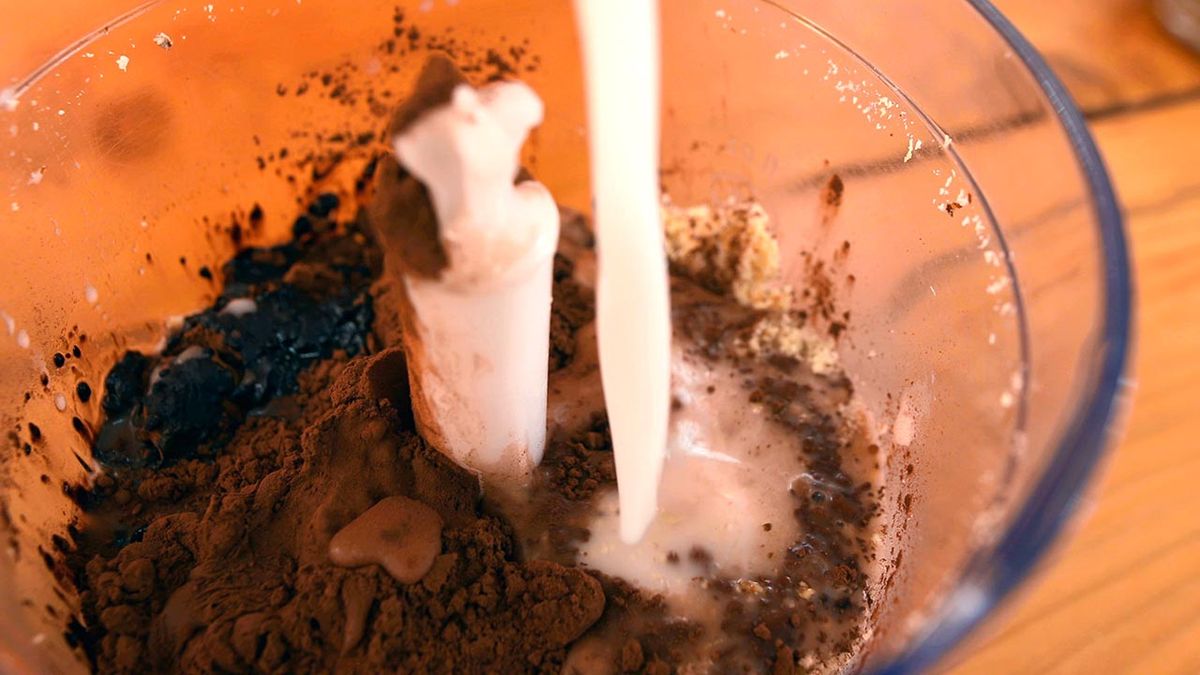 Receta de crema de cacao y avellanas sin azúcar  paso 3