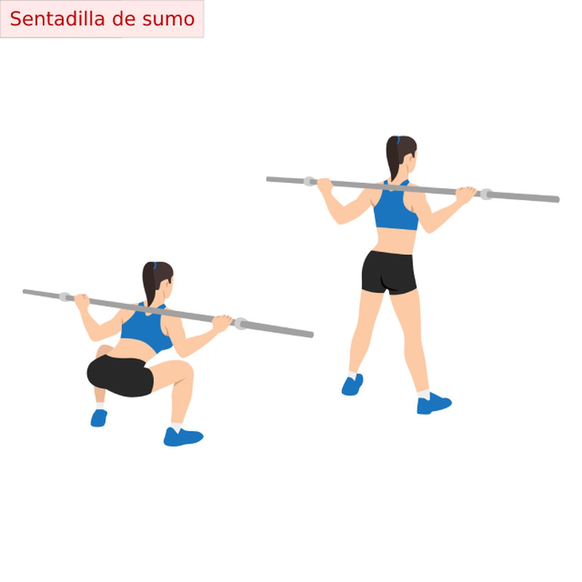 5 ejercicios para fortalecer gluteos con peso sentadilla sumo