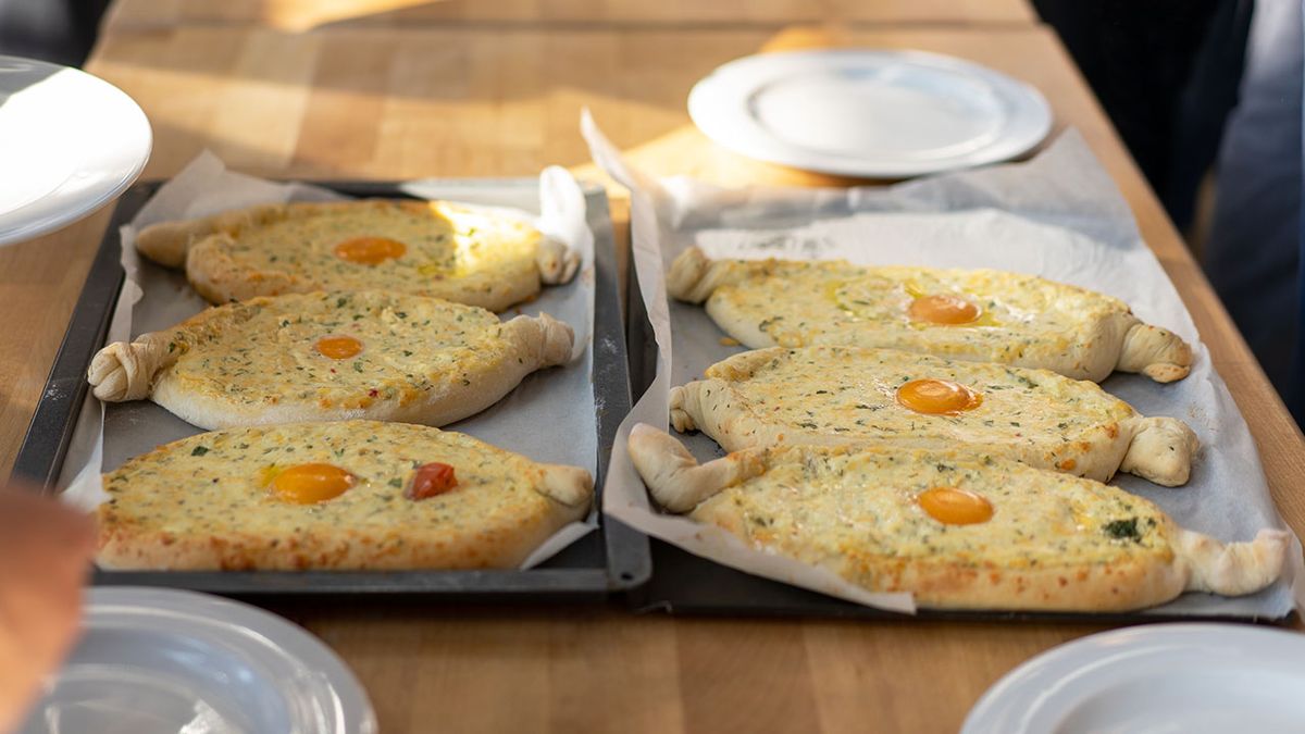 cocina recetas pan de queso georgiano khachapuri paso5
