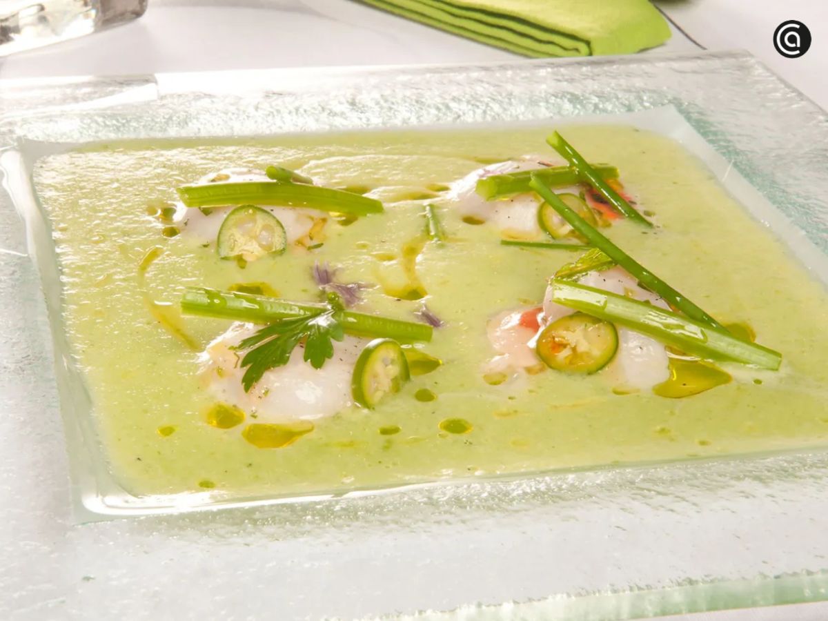 Sopa fría de melón: dulce, ligera y perfecta como entrante refrescante.