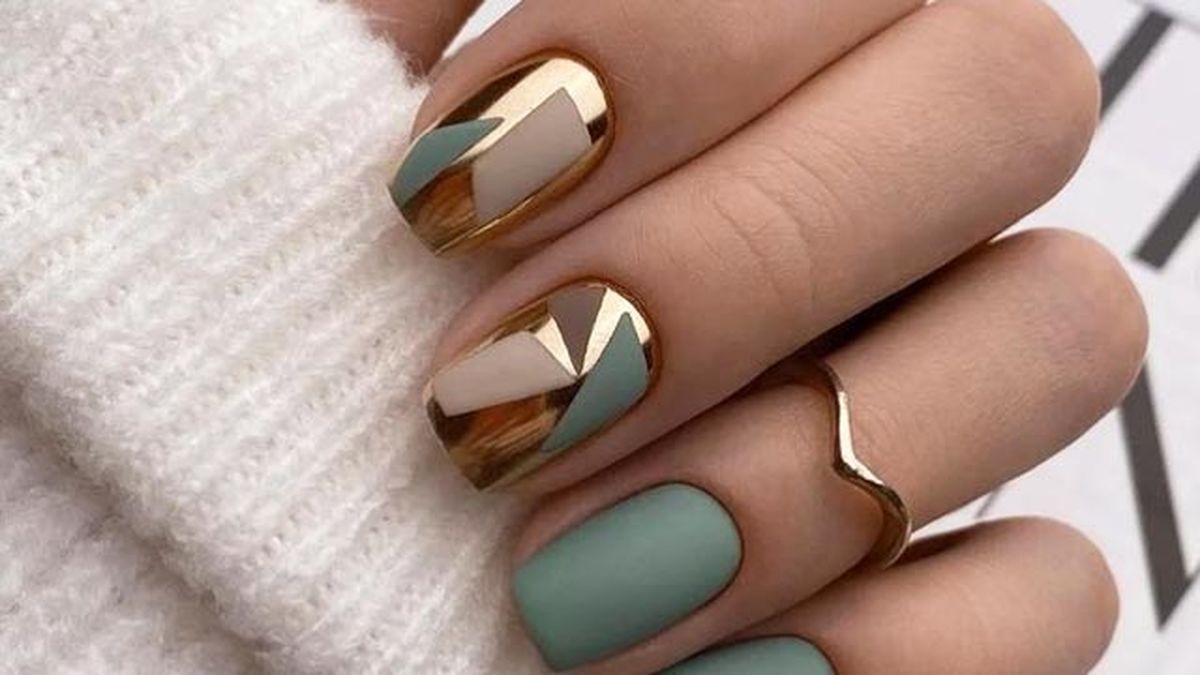 unas verdes decoradas 4 manicuras que te inspiraran geometricas