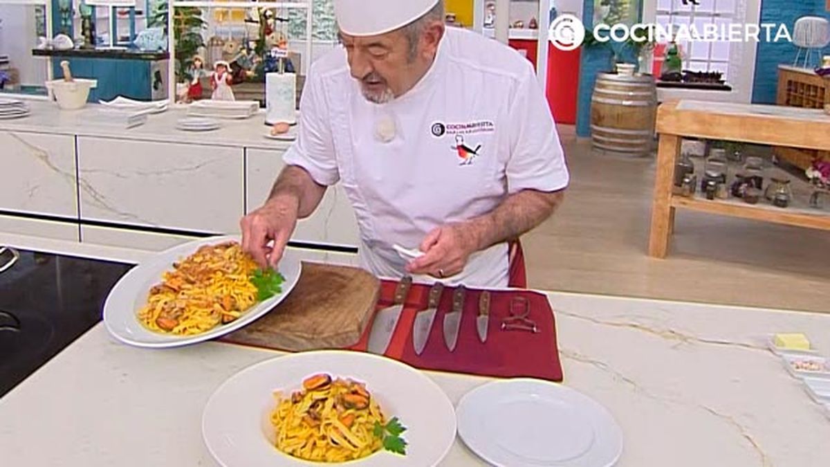 tallarines con mejillons receta karlos arguinano karl67510321 paso4