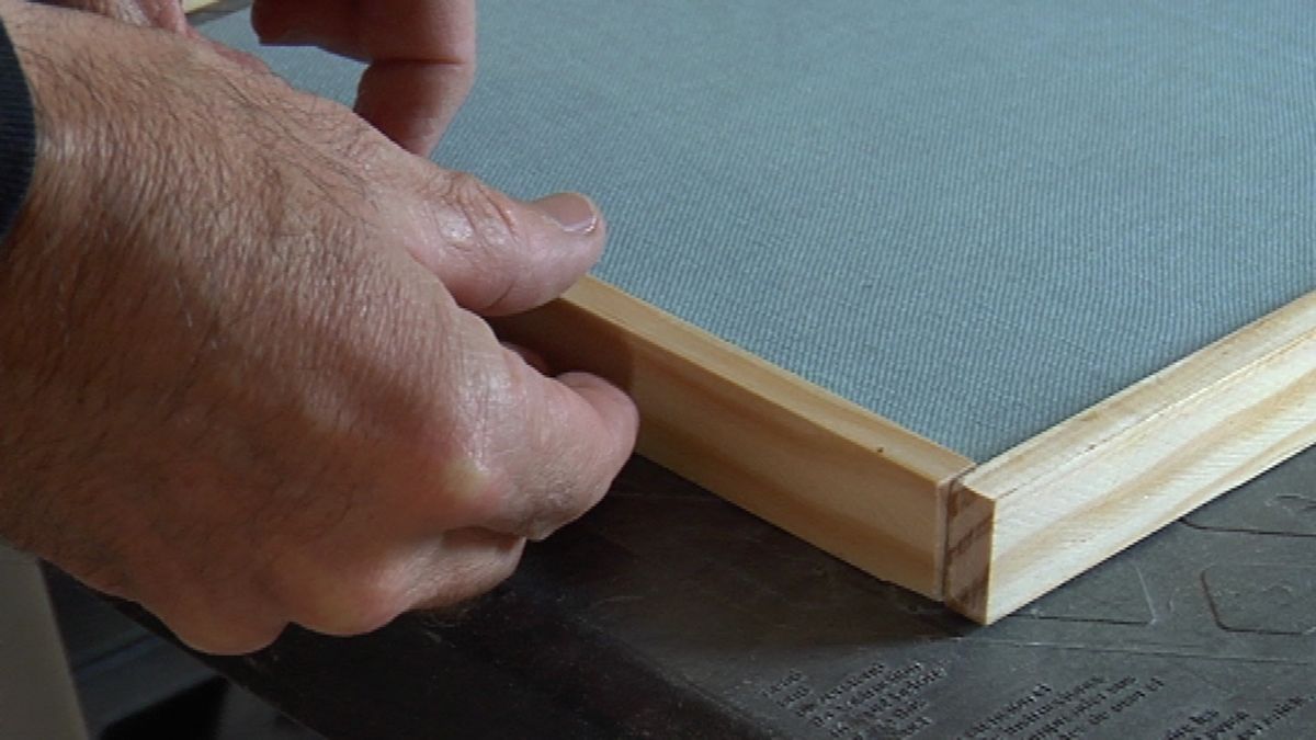 Marco para un lienzo paso 7