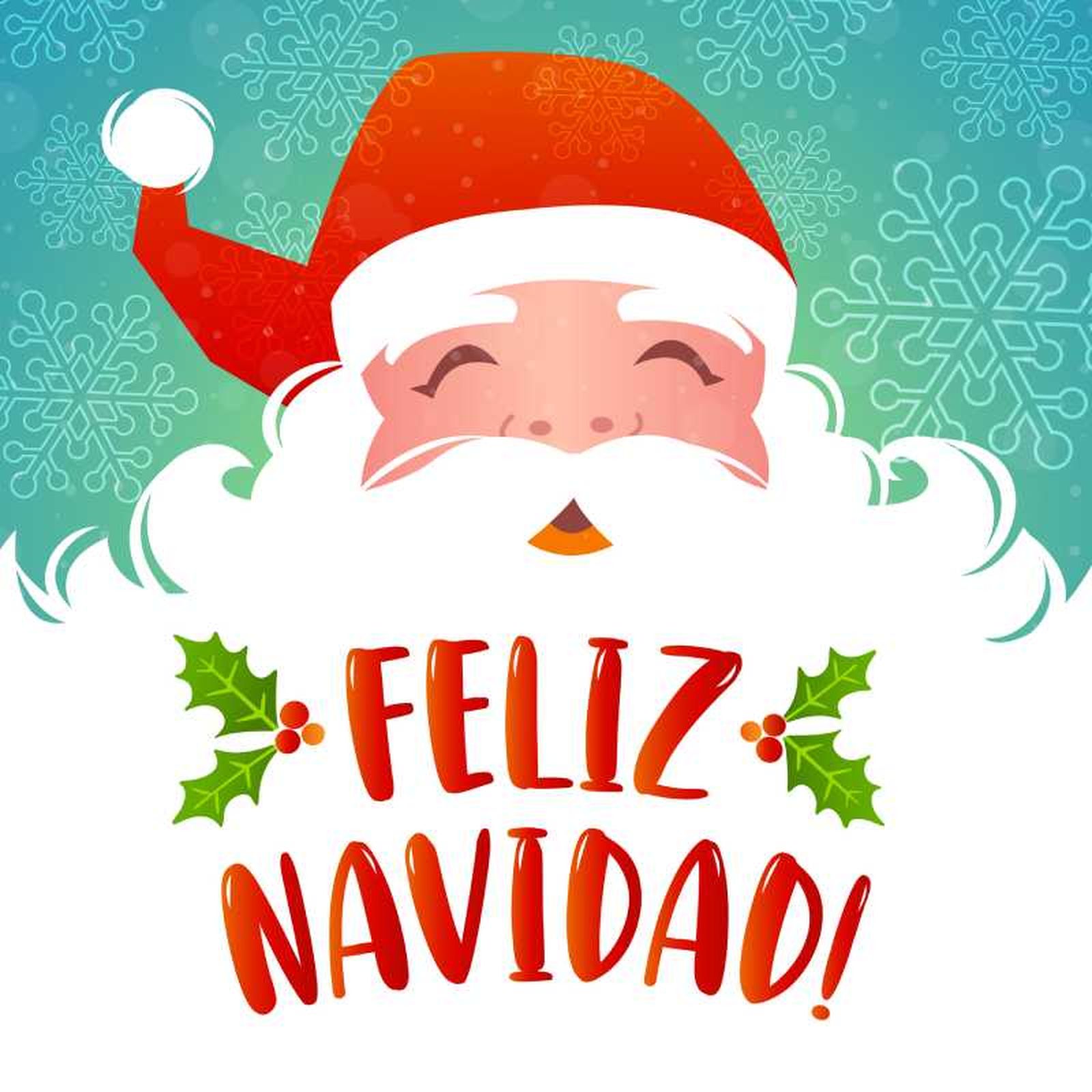 Felicitación de Navidad de Papá Noel. Felicitación de Navidad de Papá Noel.