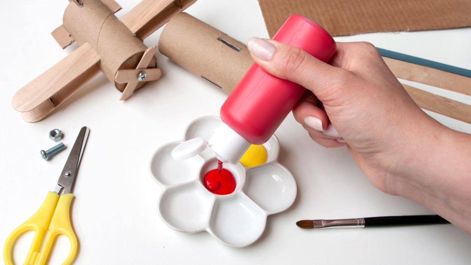 como hacer avion carton papel higienico y palos de polo paso 6 como hacer avion carton papel higienico y palos de polo paso 6