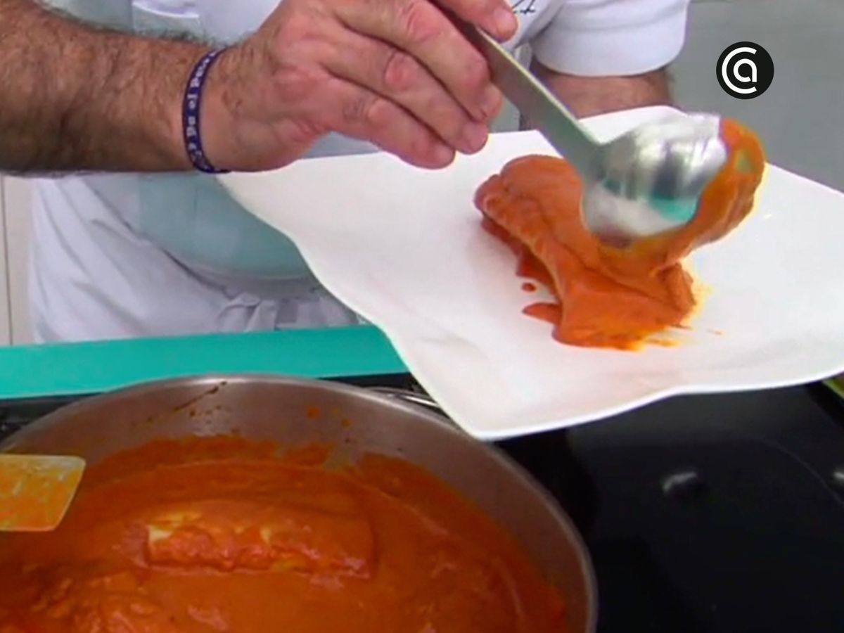 Bacalao a la vizcaína - paso 5