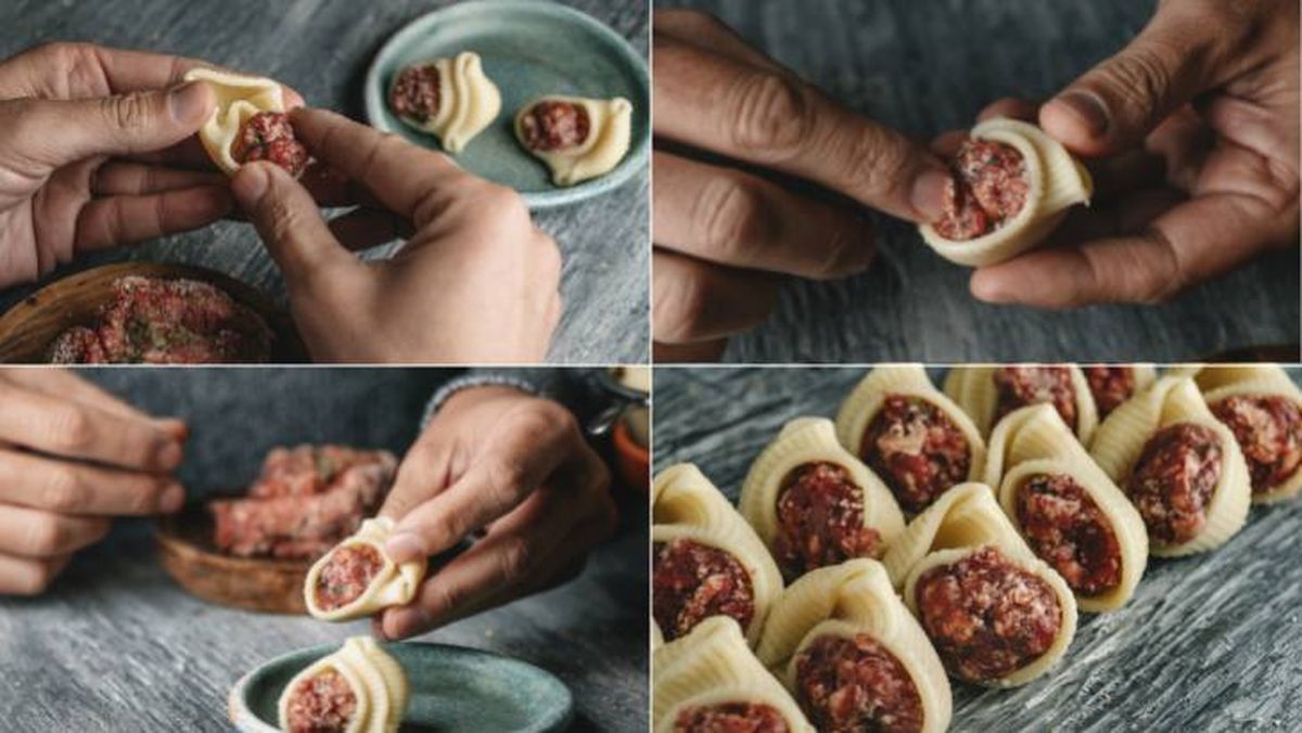 como rellenar los galets sopa catalana receta