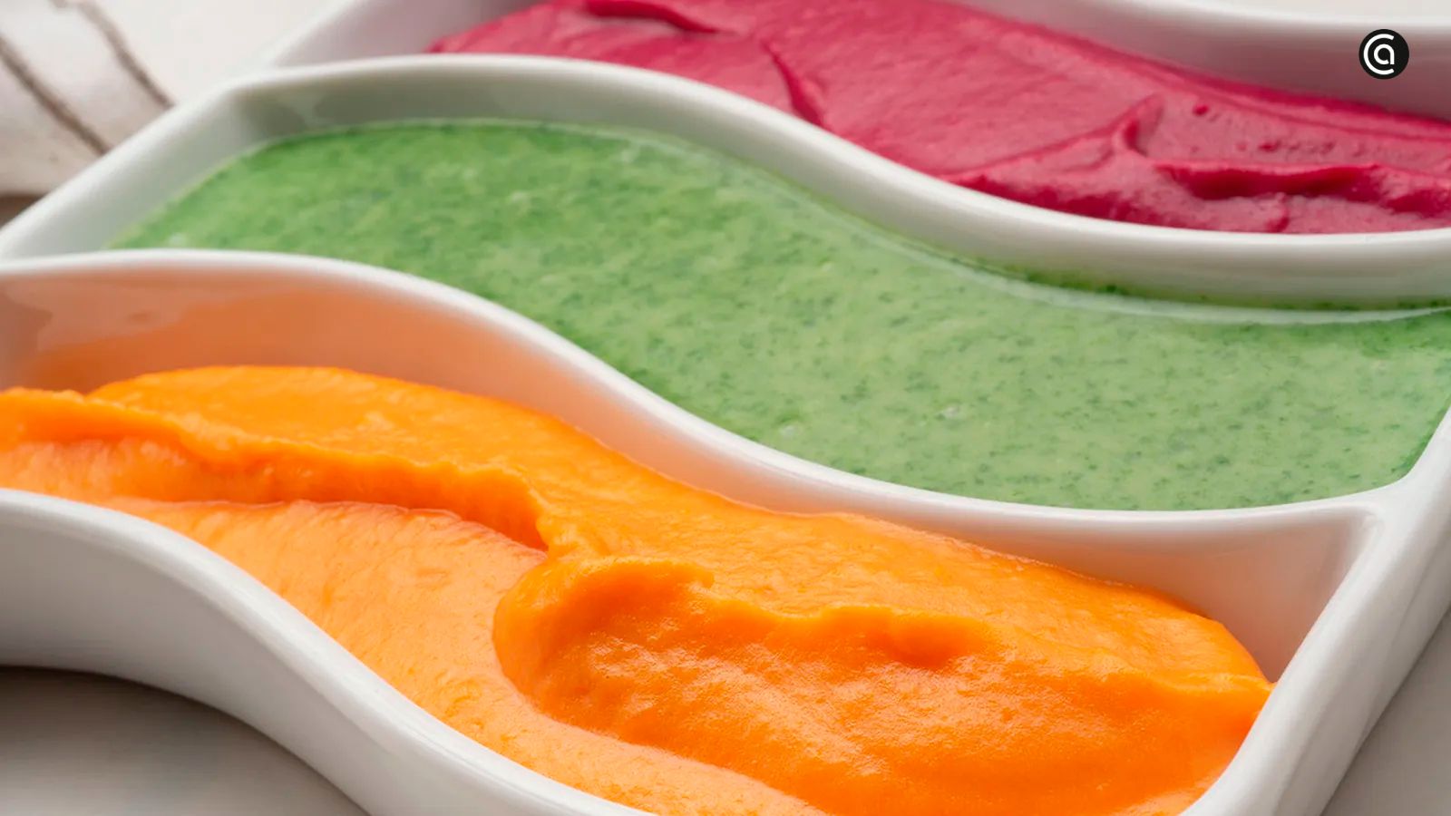 Puré de colores, receta de Joseba Arguiñano