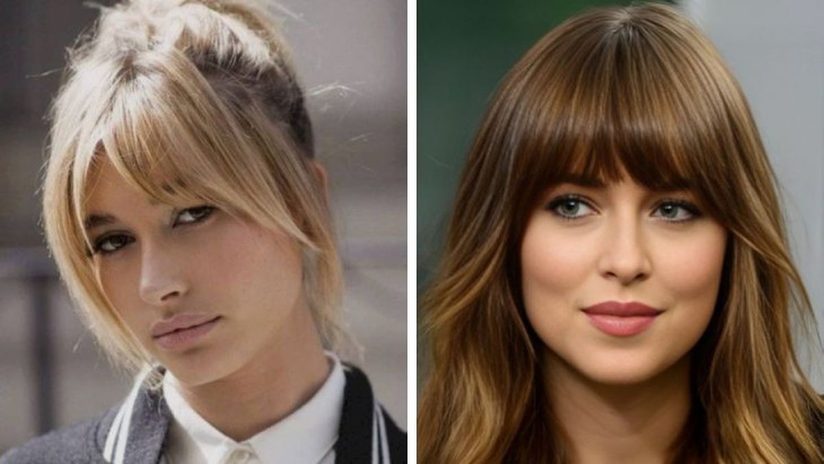 El flequillo cortina es atemporal y perfecto para cualquier tipo de rostro