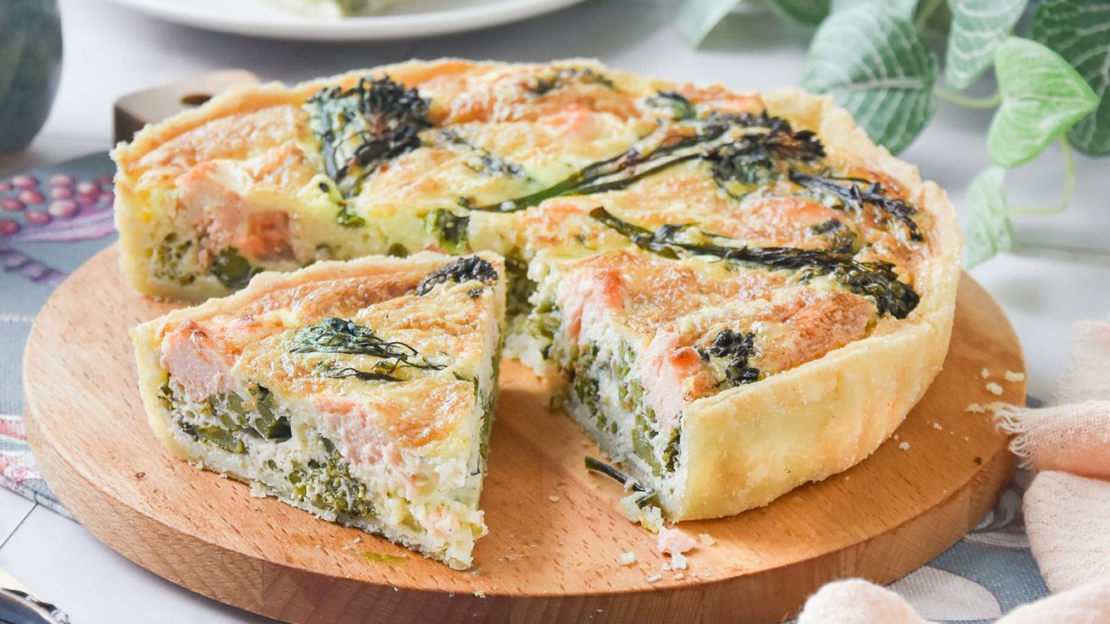 Quiche de salmón