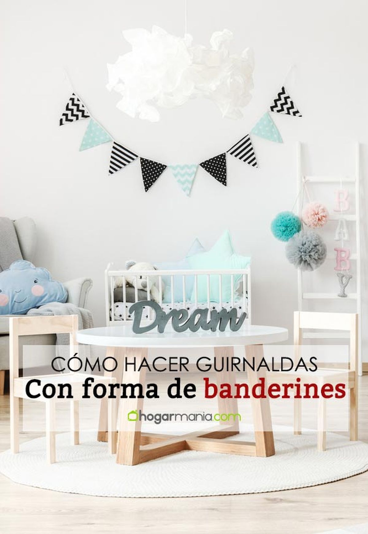 como hacer banderines pin