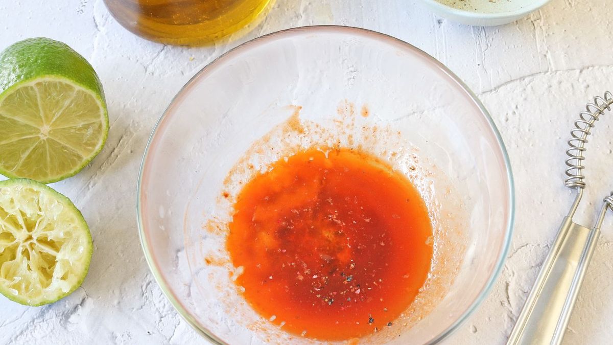 Salsa para carpaccio de gambas