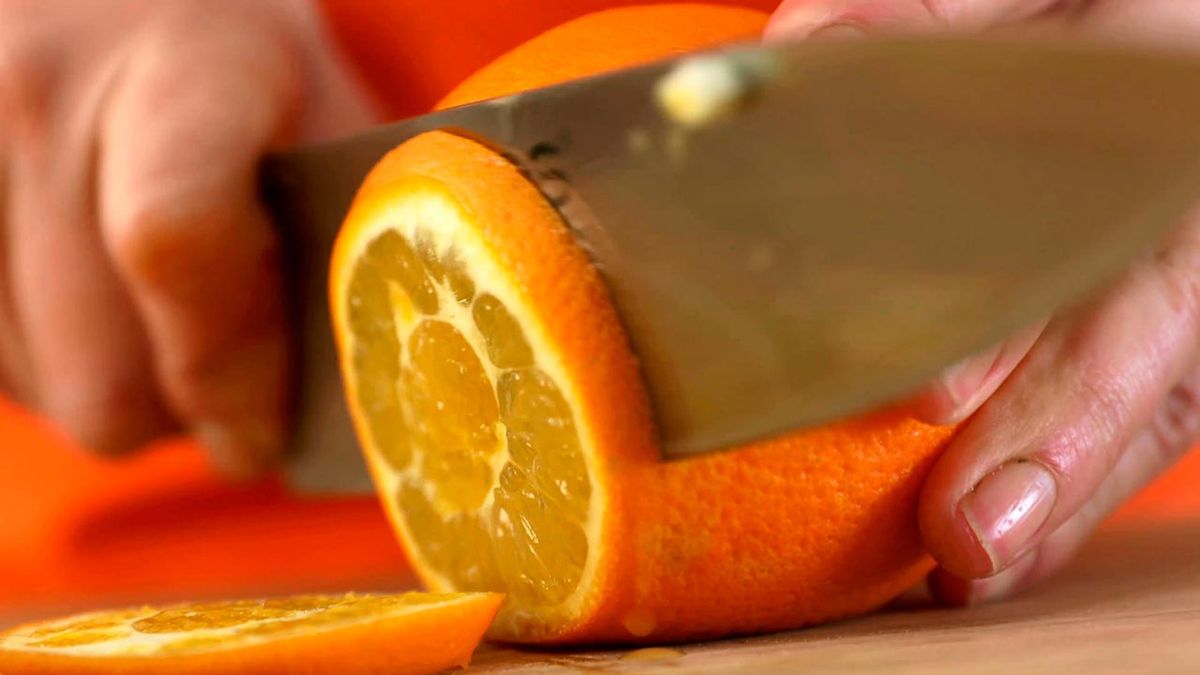 Receta de naranjas confitadas con chocolate   paso 2