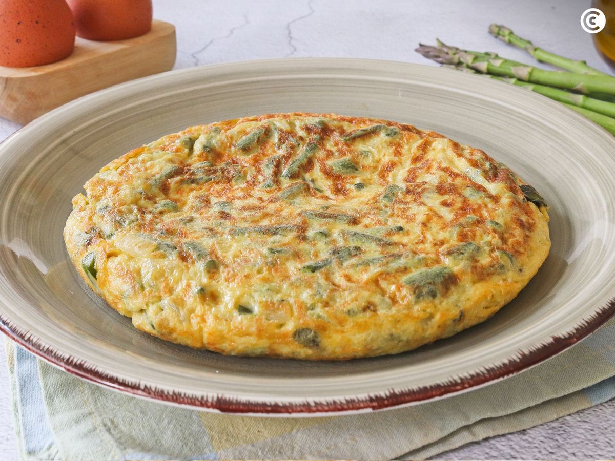 Tortilla con espárragos