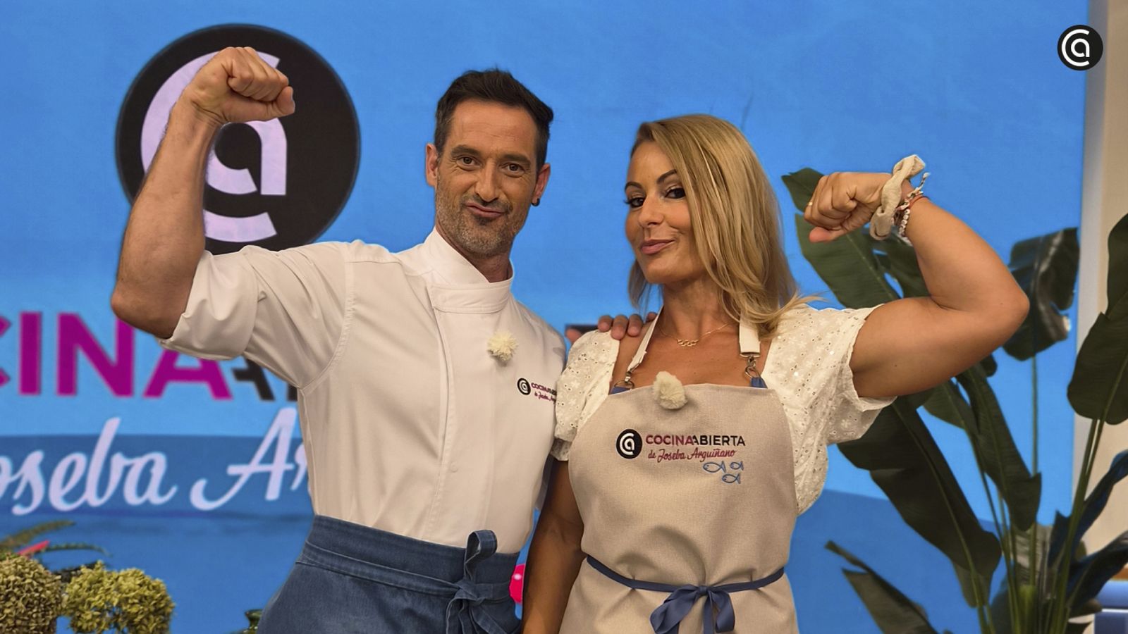 La campeona olímpica Lydia Valentín visita Cocina Abierta de Joseba Arguiñano