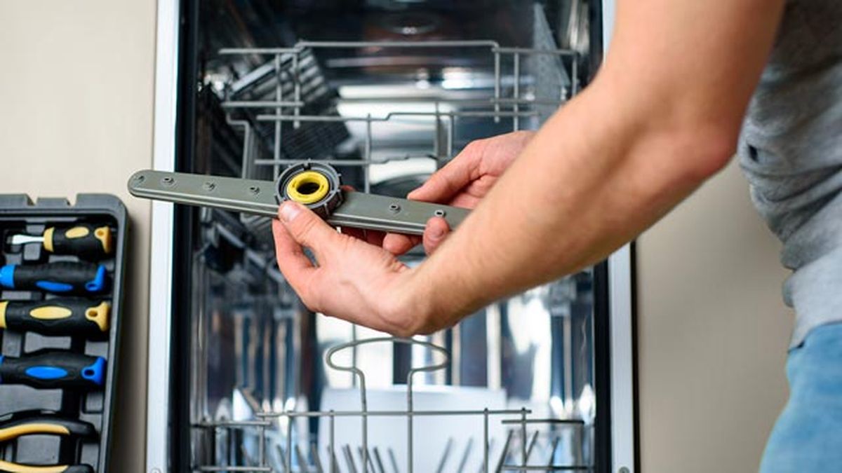 como limpiar aspas lavavajillas casa