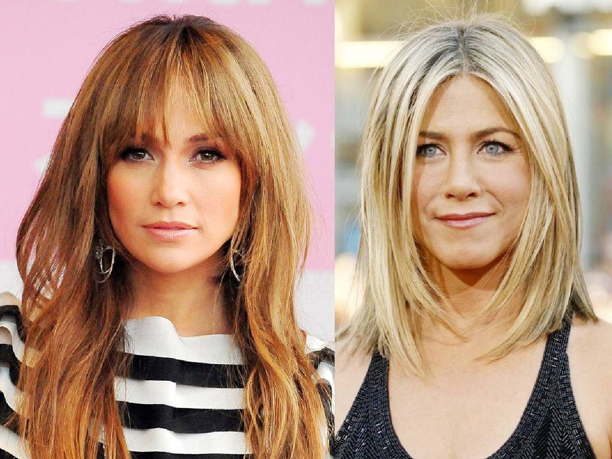 Las actrices Jennifer Lopez y Jennifer Aniston